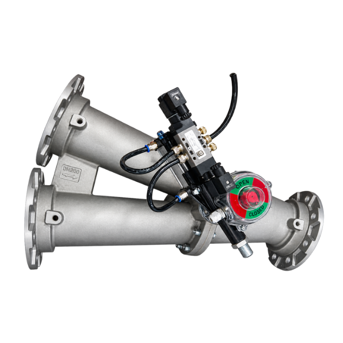Válvula Desviadora de Aleta VAB para Transporte Pneumático
